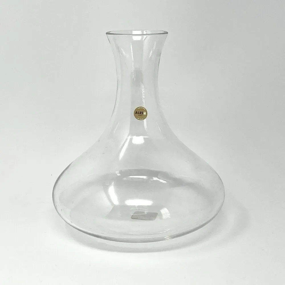 Alessi Crystal Wine Decanter 8.25” MAMI XL Designed By Stefano GIOVANNONI 2013